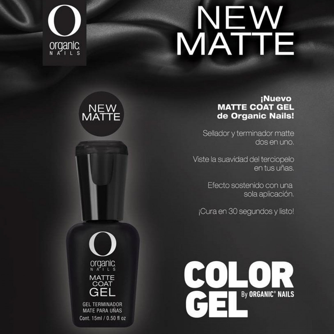 Matte Coat Organic Nails 15ml